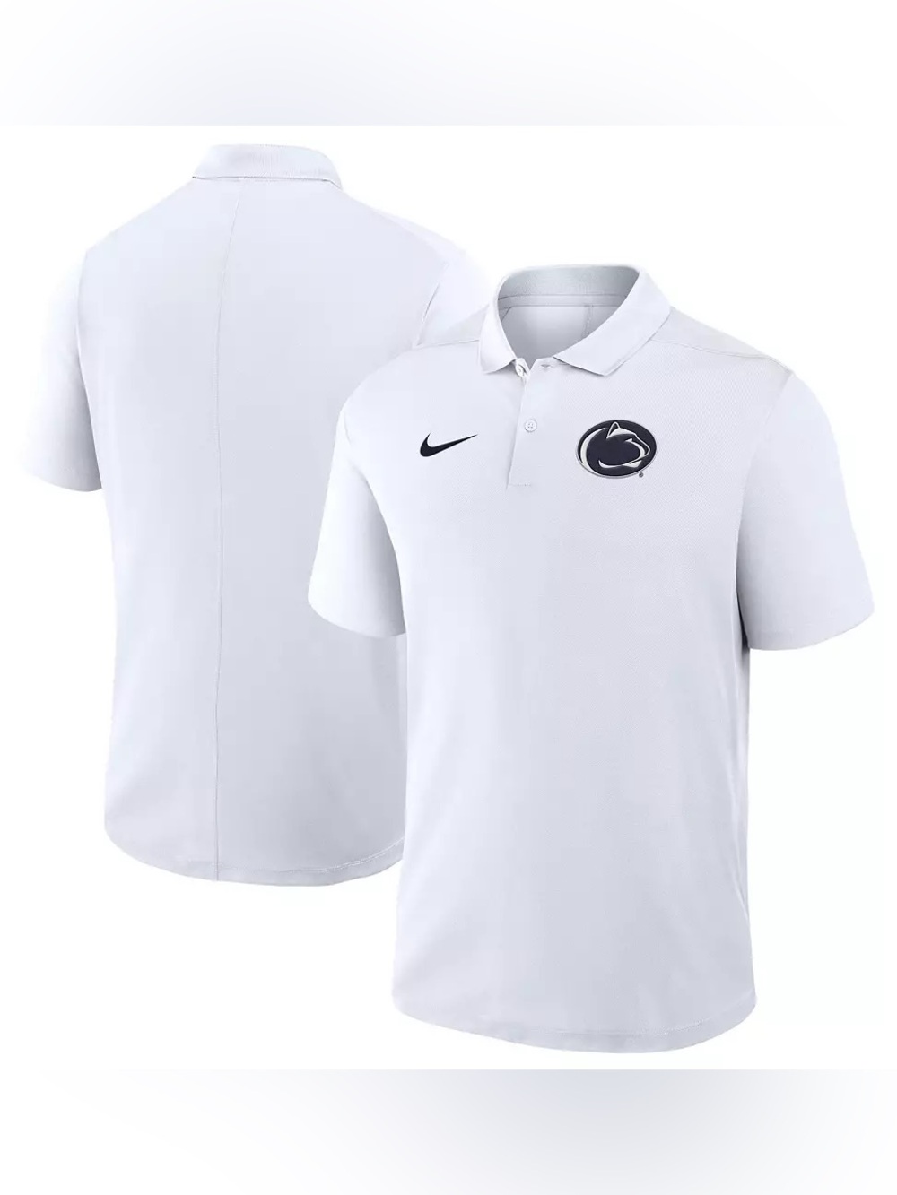 Nike Men's Penn State Nittany Lions White Dri-Fit Polo